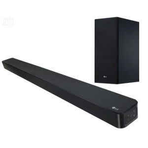 LG 2.1 Ch Sound Bar 400 Watts High Resolution Audio, SN5Y - Black
