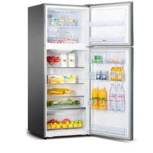 ADH 276L Refrigerator Double Door Fridge – Silver