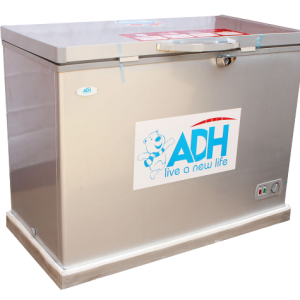 ADH 350 Liter Deep Freezer - 350L Single Door Chest Freezer, BD350 - Silver