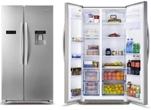 Hisense 670L Side by Side Fridge