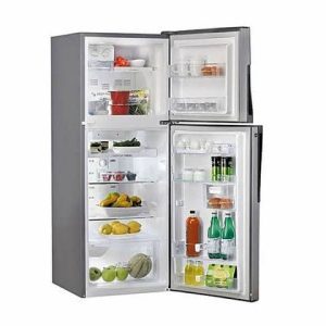 Hisense 200L Fridge Double Door Defrost Refrigerator - Silver gray