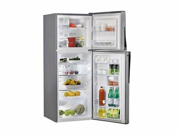 Hisense 200L Fridge Double Door Defrost Refrigerator - Silver gray