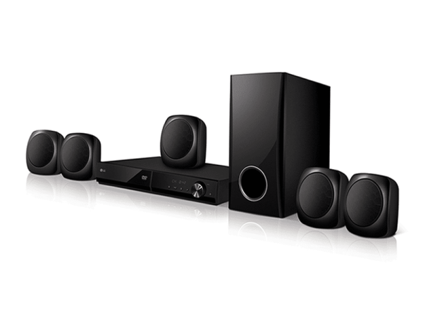 LG Home Theatre LHD 427 300W DVD 5.1CH - Black