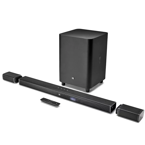 JBL Bar 5.1 Sound bar Channel 4K Ultra HD Sound bar with True Wireless Surround Speakers-Black