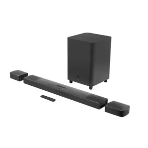 JBL Sound bar Channel 9.1 , Sound Home Theatre System, 4K Ultra HD Dobly Vision With HDMI Port, Bluetooth & Built in Chromecast Sound Bar – Black