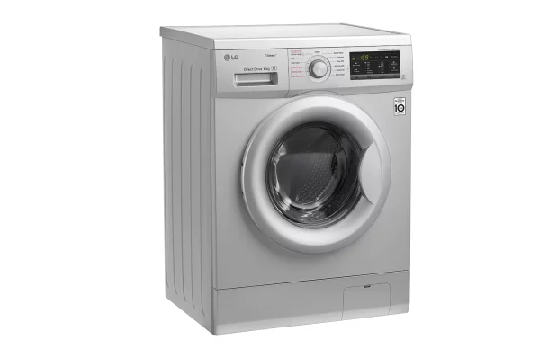 LG 7kg Front Load Washing Machine; 1200 rpm, Steam Option, 6 Motion Inverter Direct Drive Front Loader-Grey