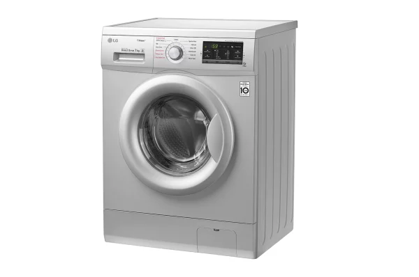 LG 7kg Front Load Washing Machine; 1200 rpm, Steam Option, 6 Motion Inverter Direct Drive Front Loader-Grey - Image 4