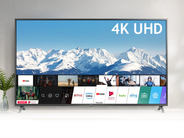 LG 55 Inch 4K UHD Smart TV HDR Black