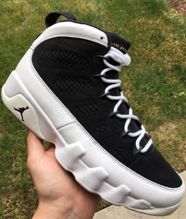 Nike Air Jordan Retro 9 Men Shoes-Black & White