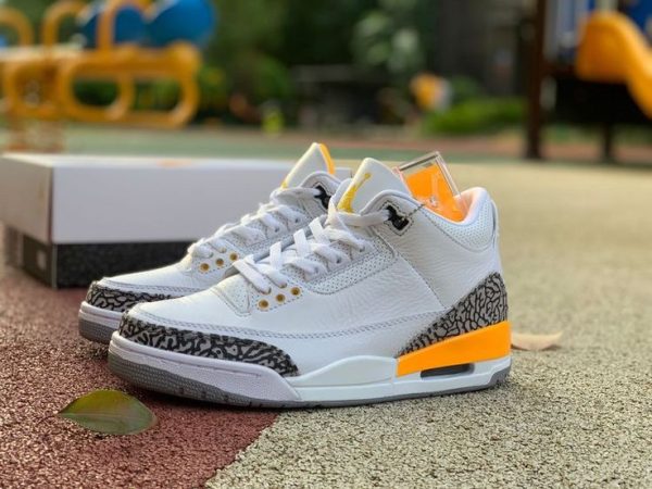 Nike Air Jordan 3 Retro Laser Orange Sneakers - Image 2