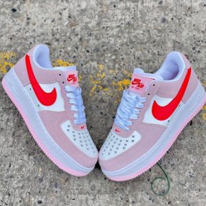 Nike Air Designer Converse Sneakers - Pink & White | Bawuza Uganda