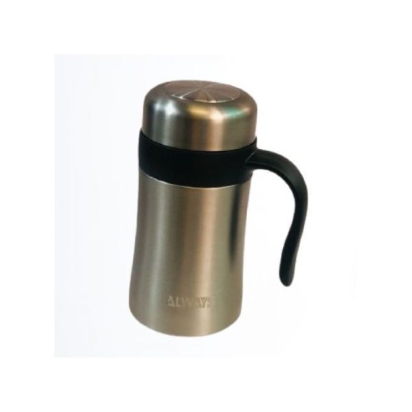 Always Stainless Steel Travel Mug, 0.6L - Silver