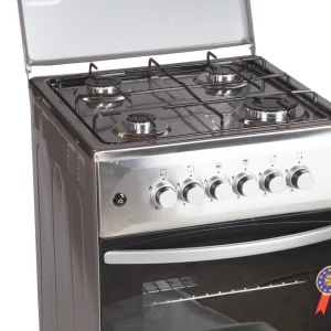 Blueflame Cooker 50x50cm Full Gas Cooker - (NL6040G) self Ignition 1 oven tray 1 grill net - Silver