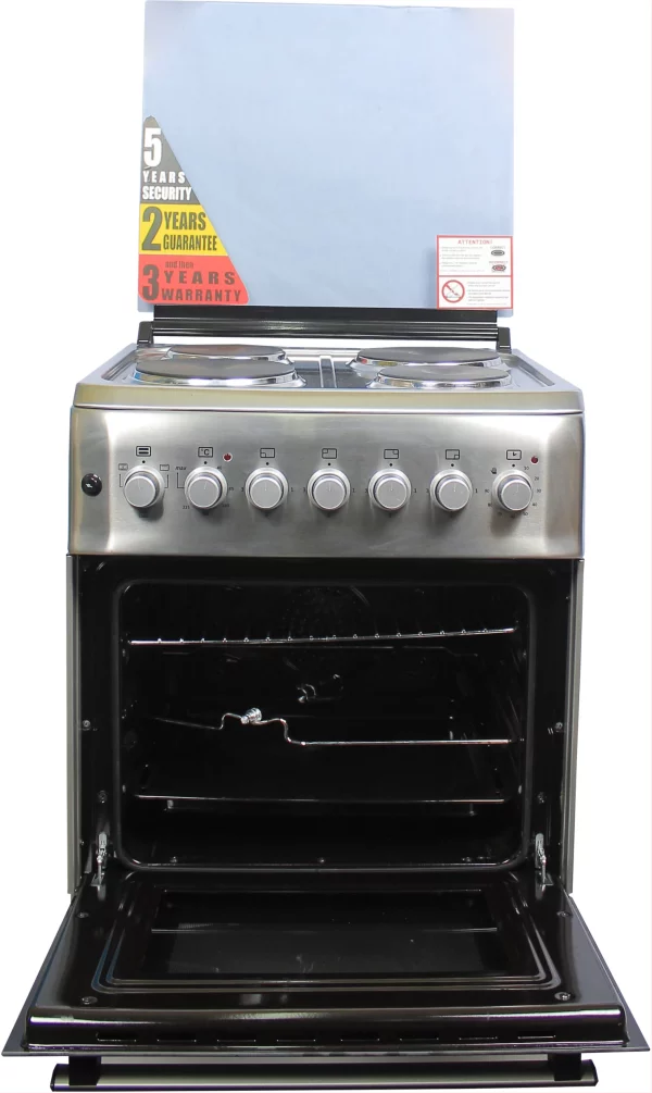 Blueflame Full Electric Cooker 60X60 (4 hot plates) S6004 – Inox
