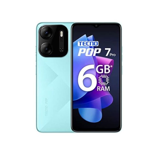 Tecno Pop 7 Pro (64+3) Smartphone - Uyuni Blue - Image 2