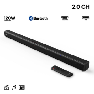 Hisense 2.0 Channel Sound Bar HS205 Bluetooth speaker (60Watts) - Black