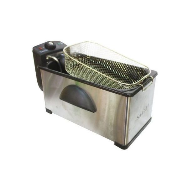 Saachi 3L Deep Fryer Stainless Steel Electric, 2000 Watts  - Silver & Black - Image 2